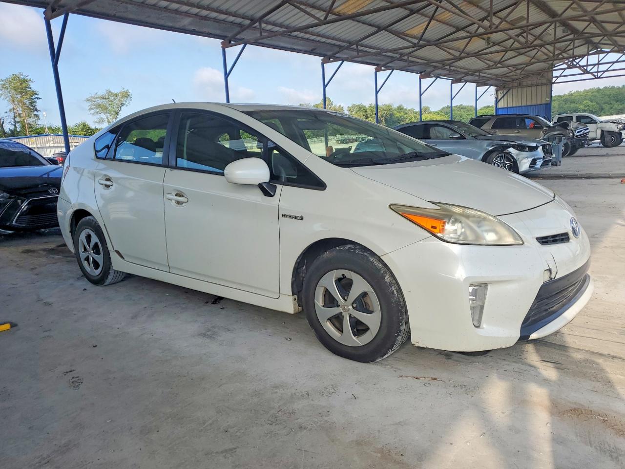 2012 Toyota Prius Two White vin: JTDKN3DU7C1603468