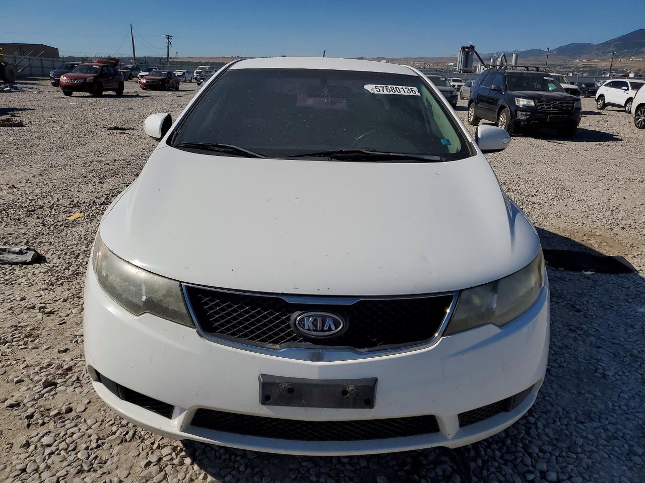 2010 Kia Forte Ex White vin: KNAFU4A28A5857531