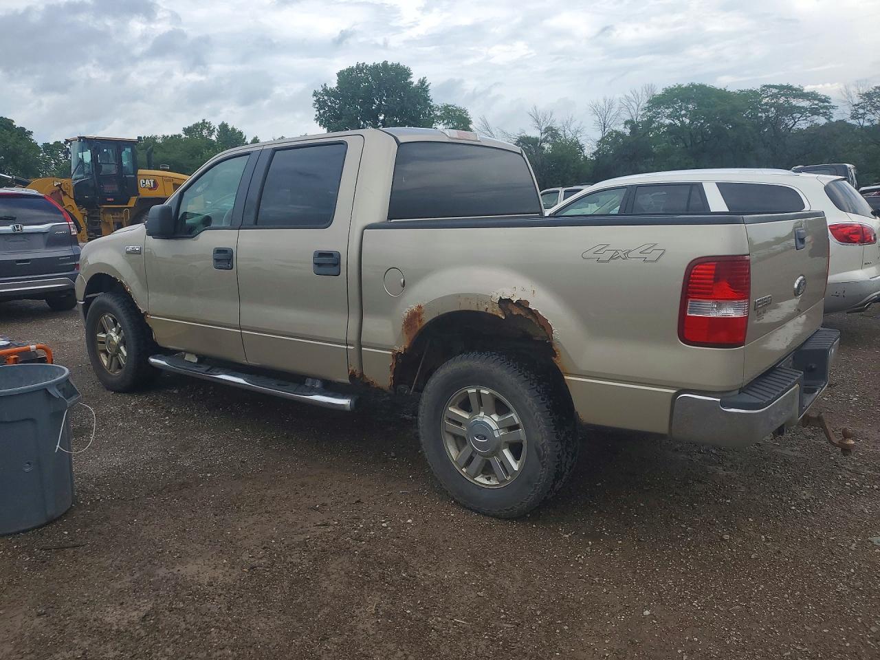 2008 Ford F150 Supercrew Золотой vin: 1FTPW14V98FB42705