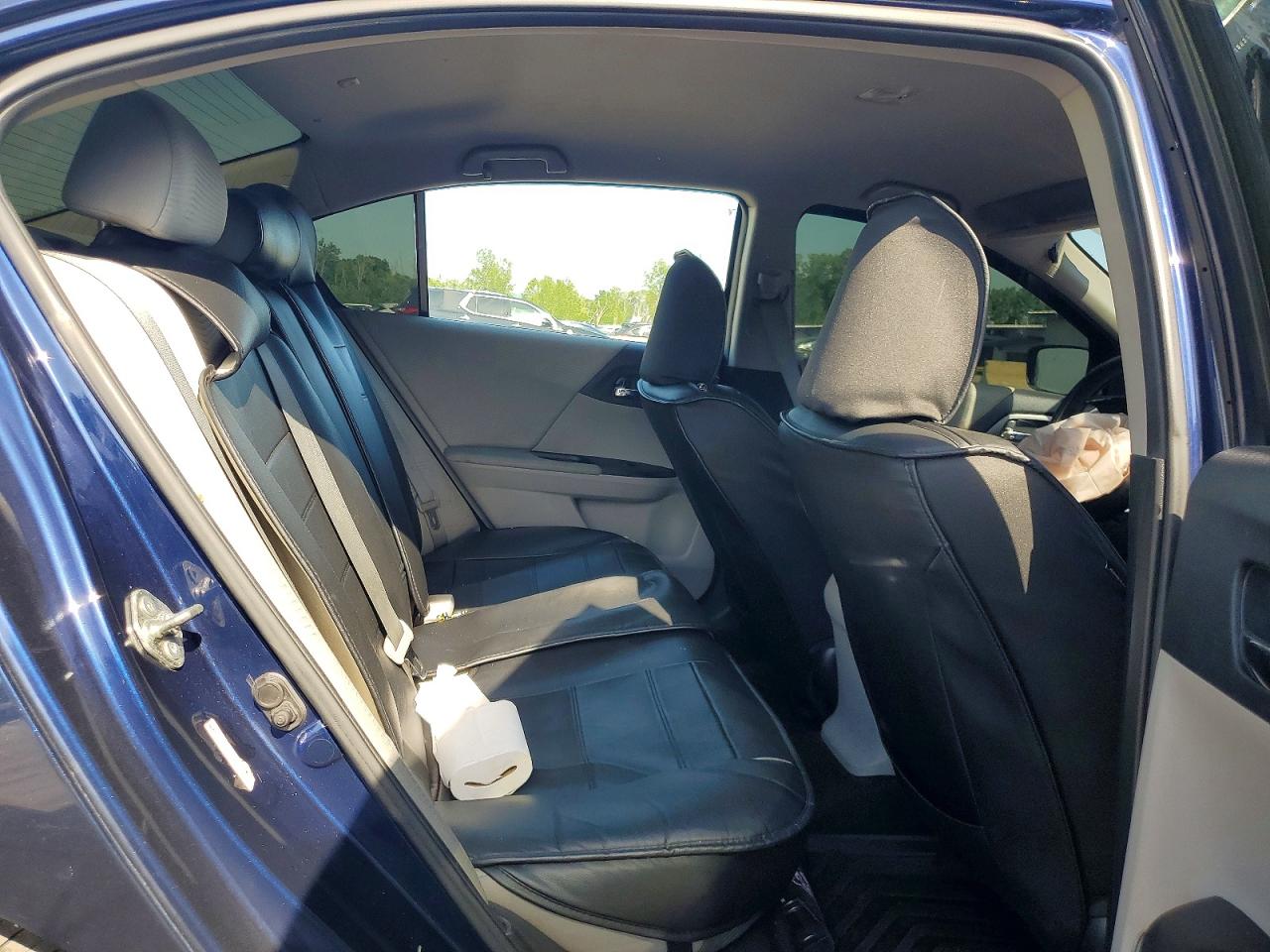 2014 Honda Accord Lx Blue vin: 1HGCR2F33EA176544