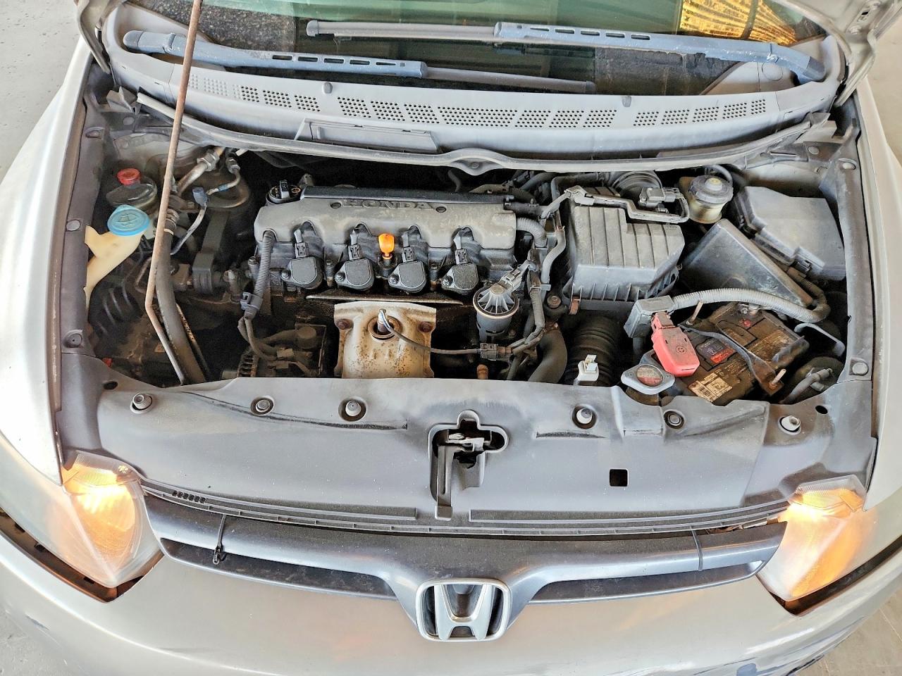 2006 Honda Civic Lx Gray vin: 2HGFG12636H548786