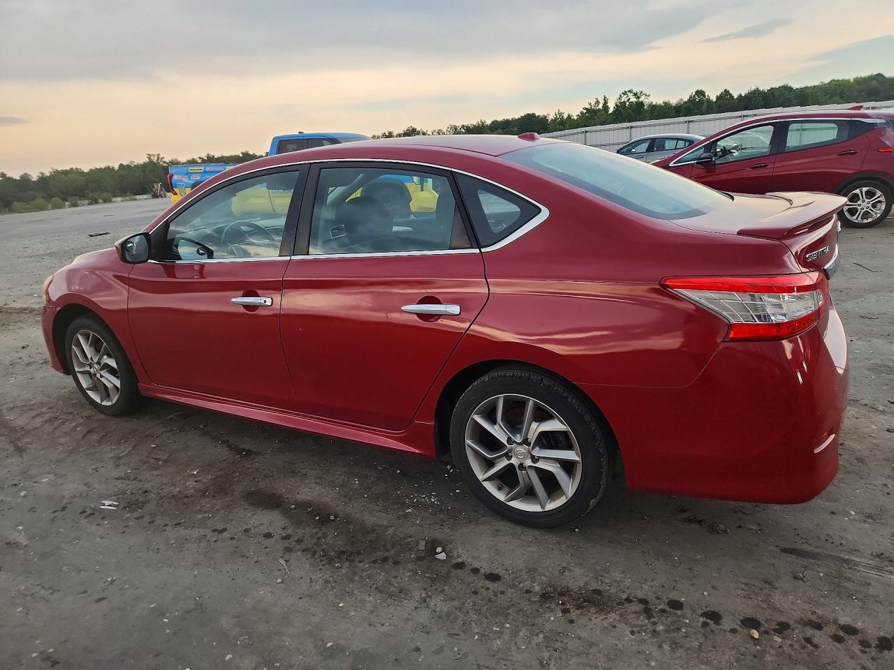 2014 Nissan Sentra Sr Red vin: 3N1AB7AP4EL610760