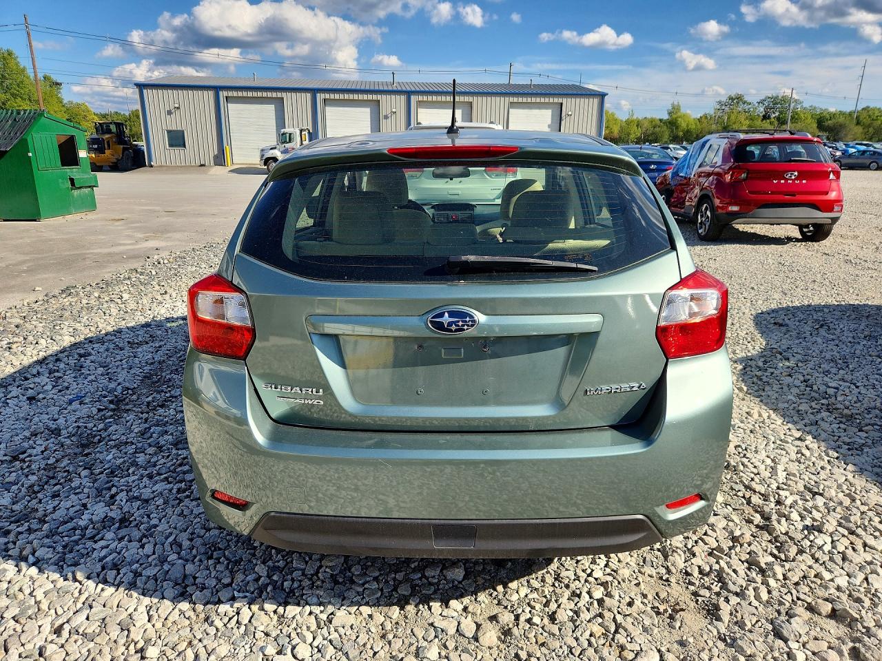 2014 Subaru Impreza Premium Green vin: JF1GPAD67E8269884