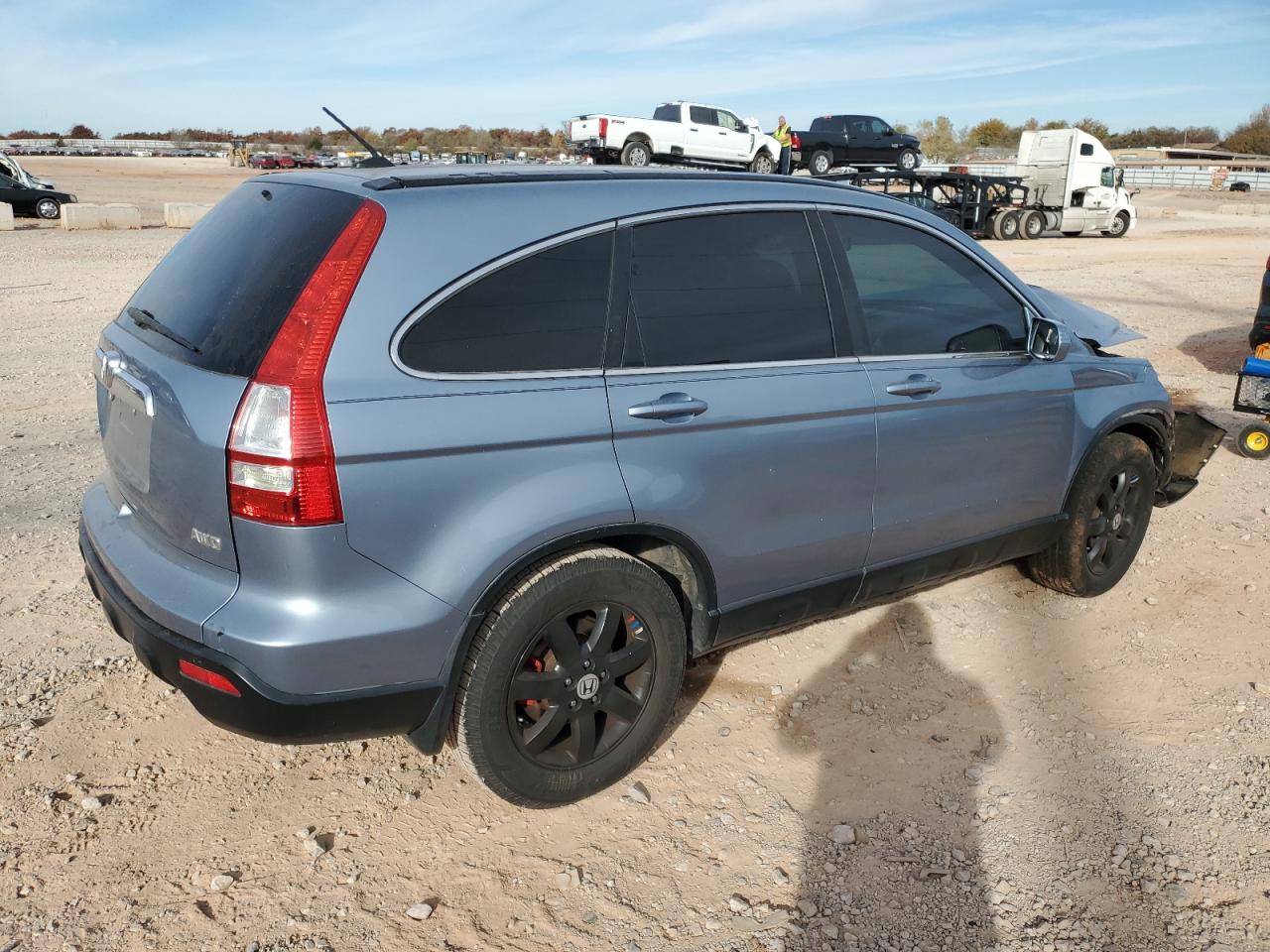 2008 Honda Cr-v Exl Blue vin: 5J6RE48748L045528