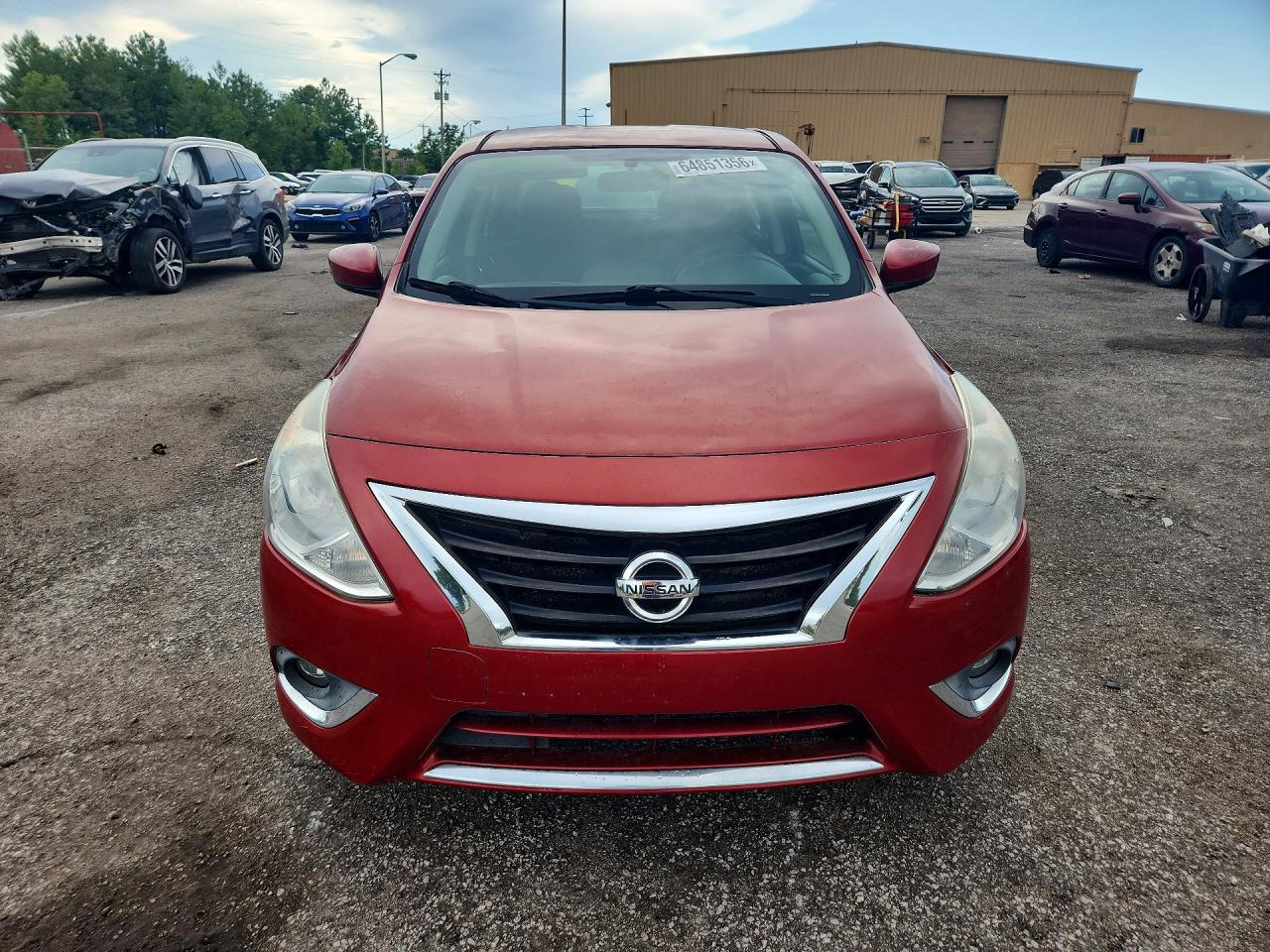 2015 Nissan Versa 1.6 Sv Red vin: 3N1CN7AP0FL933334