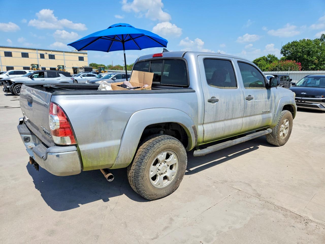 2015 Toyota Tacoma Double Cab Prerunner Silver vin: 5TFJU4GN5FX065444