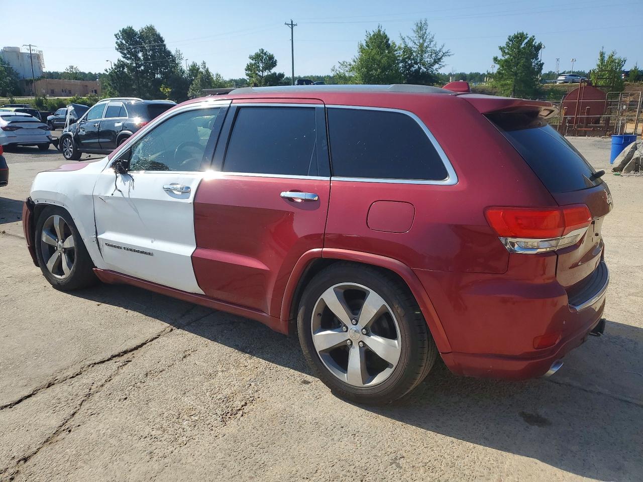 2014 Jeep Grand Cherokee Overland Красный vin: 1C4RJFCT0EC390391