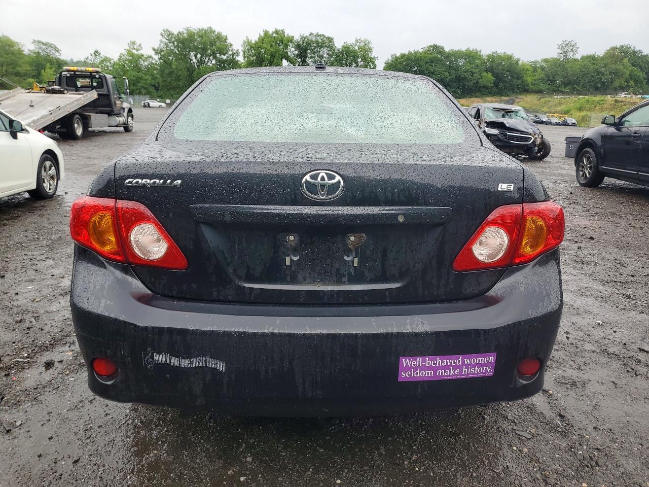 2010 Toyota Corolla Le Black vin: 2T1BU4EE2AC338869