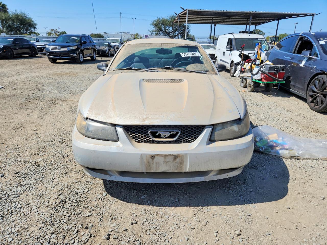 2002 Ford Mustang Silver vin: 1FAFP40452F147582