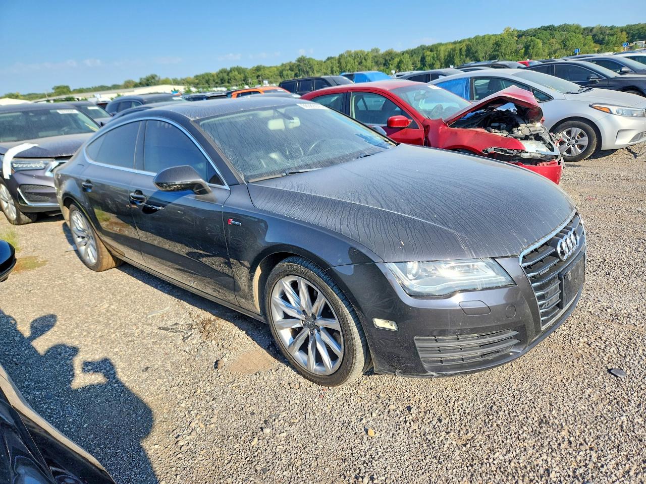 2012 Audi A7 Premium Plus Gray vin: WAUYGAFC1CN054935