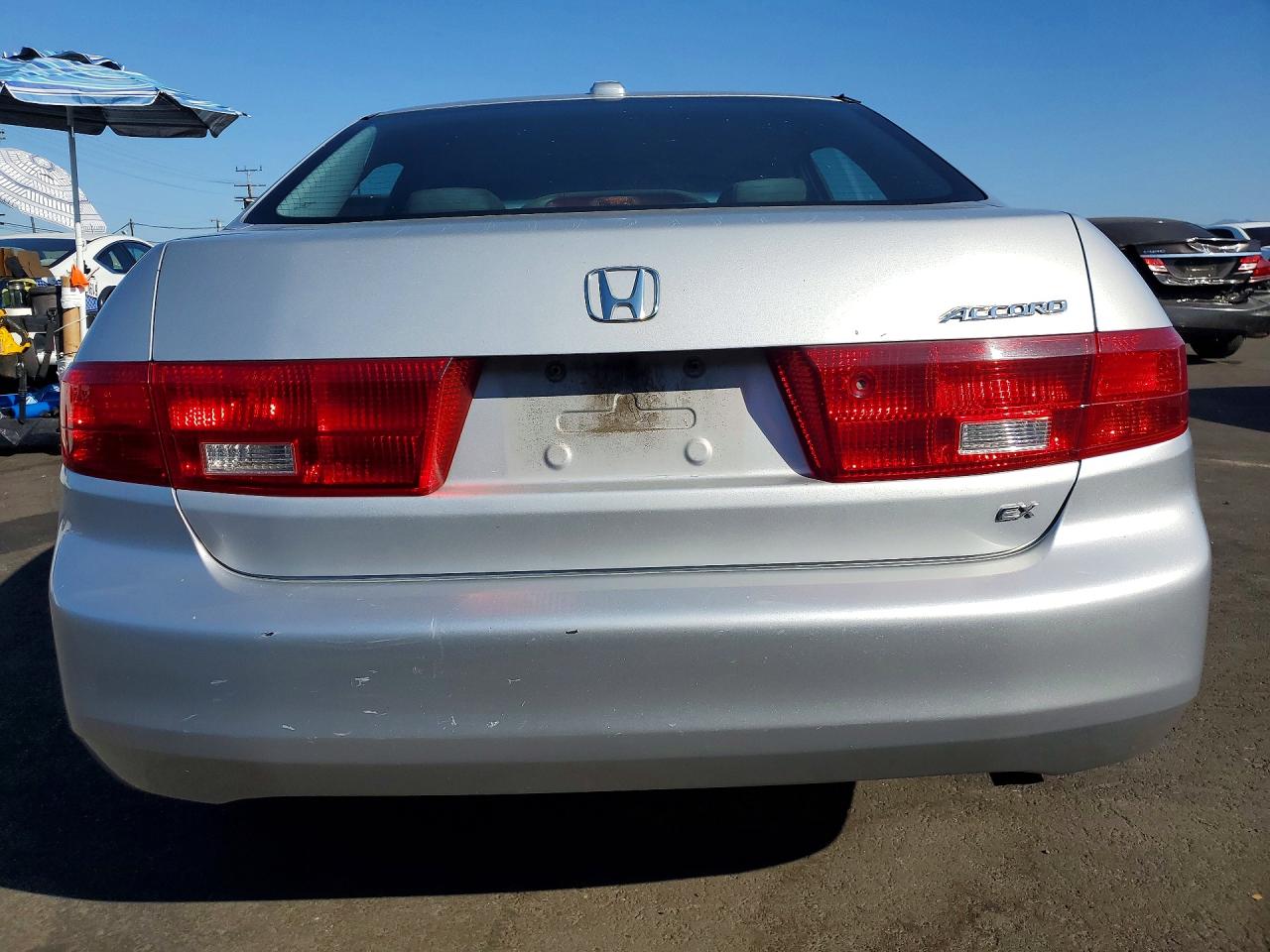 2005 Honda Accord Ex Silver vin: 1HGCM568X5A065677