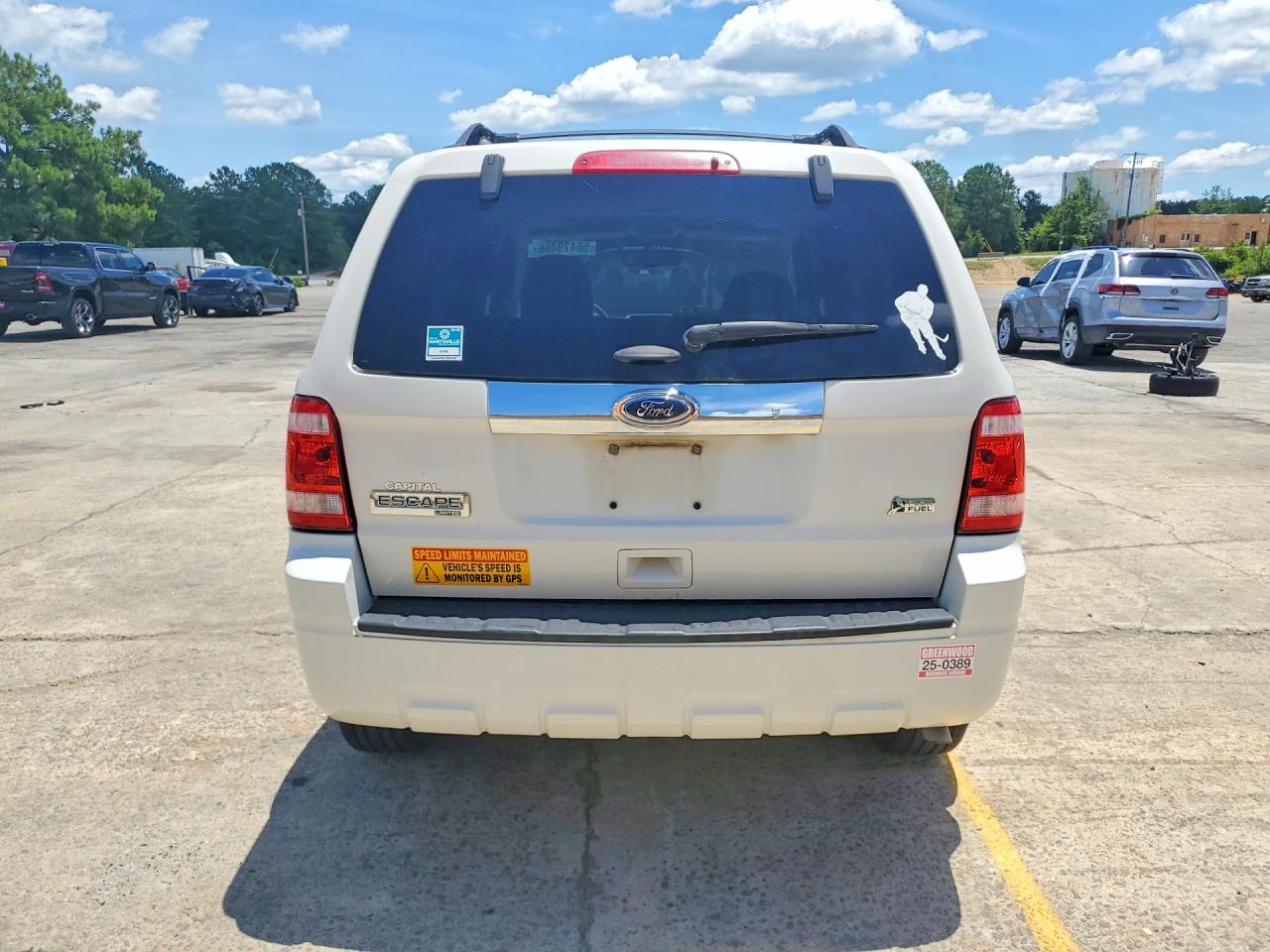 2012 Ford Escape Limited White vin: 1FMCU0EG2CKA24585