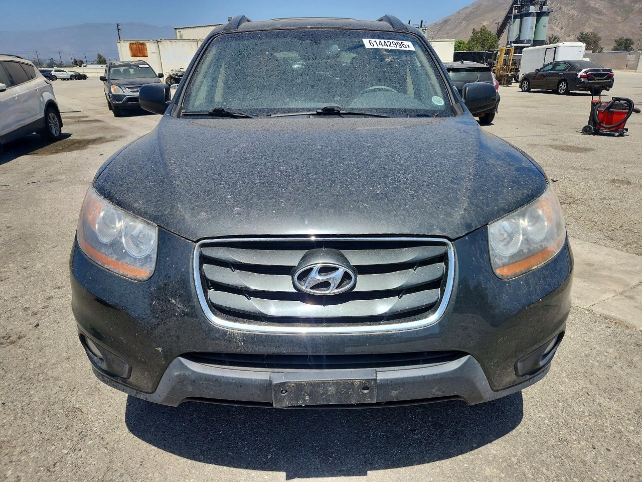 2010 Hyundai Santa Fe Limited Black vin: 5NMSKDAG6AH387550