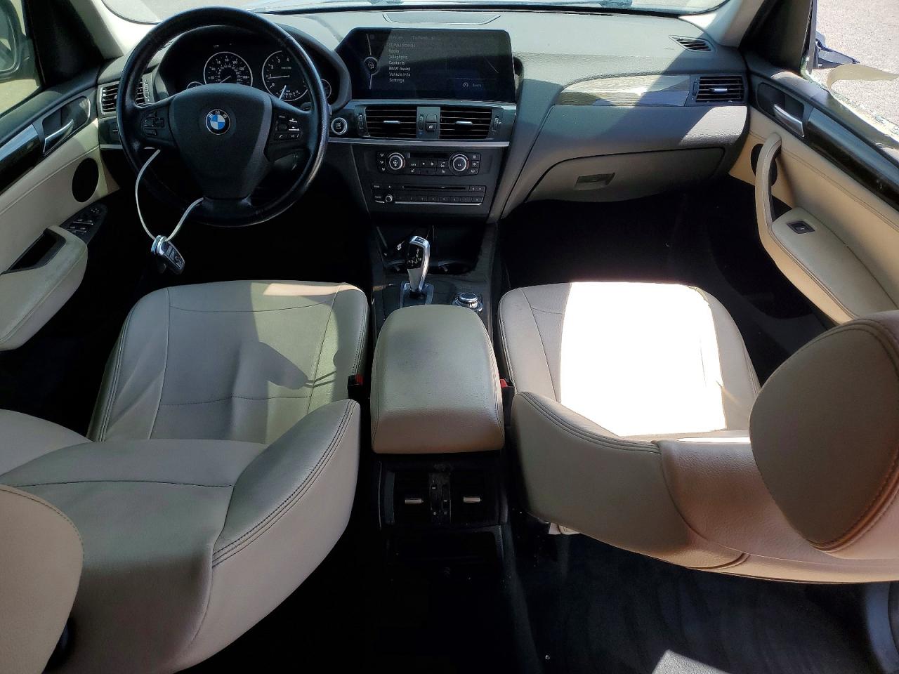 2012 Bmw X3 Xdrive28i Blue vin: 5UXWX5C59CL726421