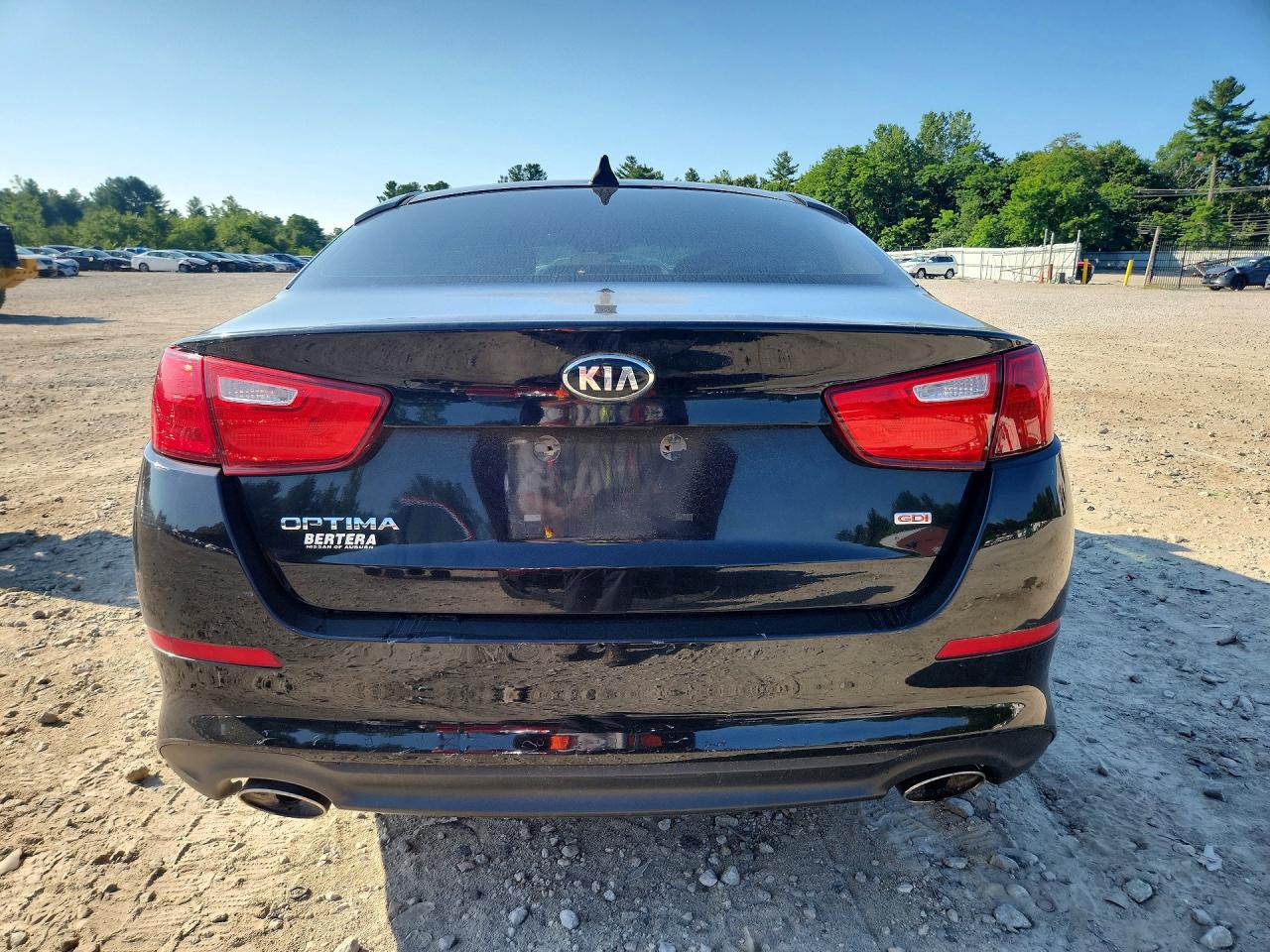 2015 Kia Optima Lx Black vin: 5XXGM4A76FG354635