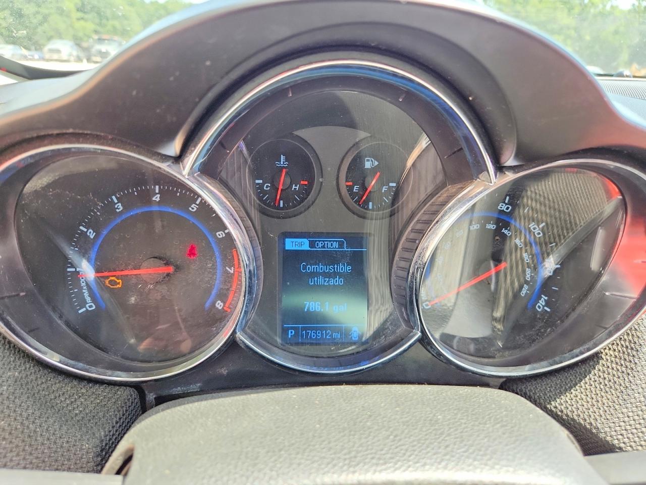 2014 Chevrolet Cruze Lt Red vin: 1G1PC5SB7E7232829