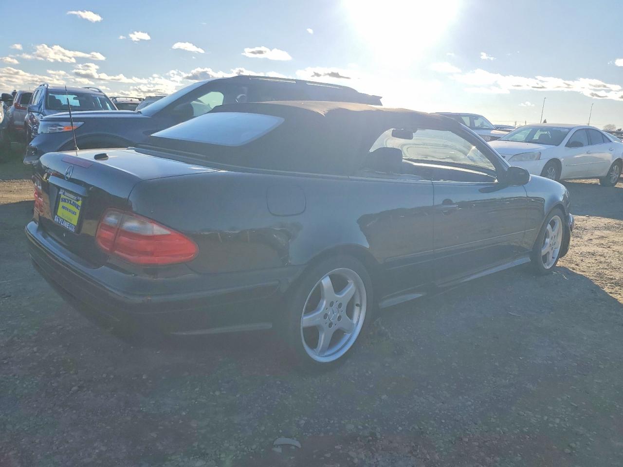 2002 Mercedes-benz Clk 430 Black vin: WDBLK70G42T112989