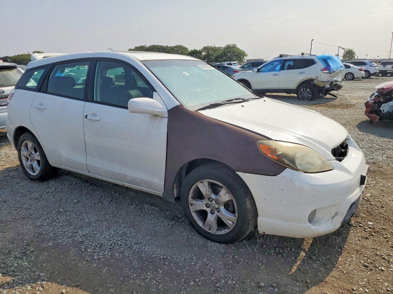 2007 Toyota Matrix Xr White vin: 2T1KR32E17C635513