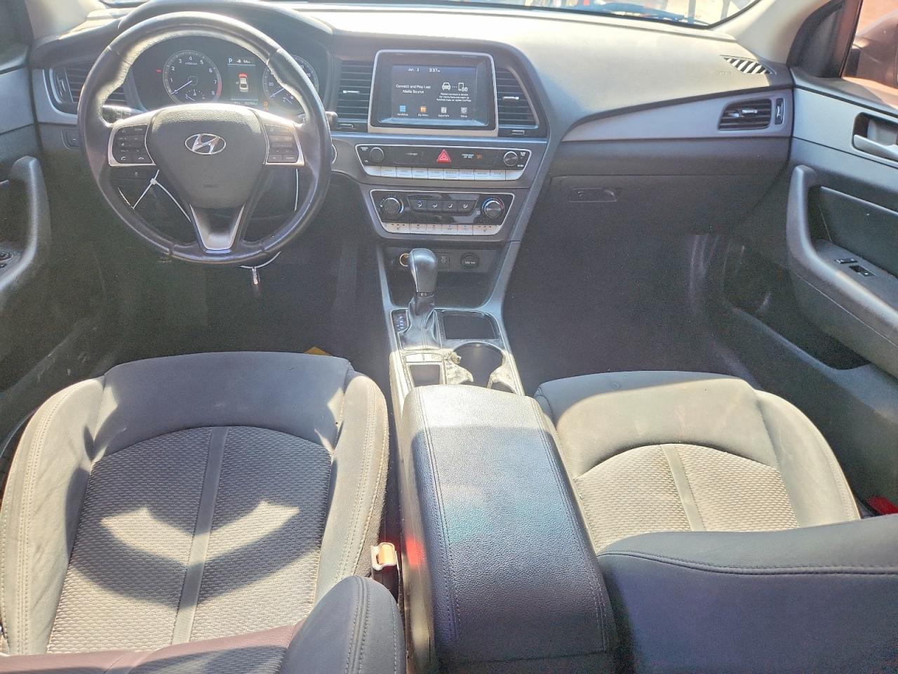 2018 Hyundai Sonata Sel Серый vin: 5NPE34AF5JH624825