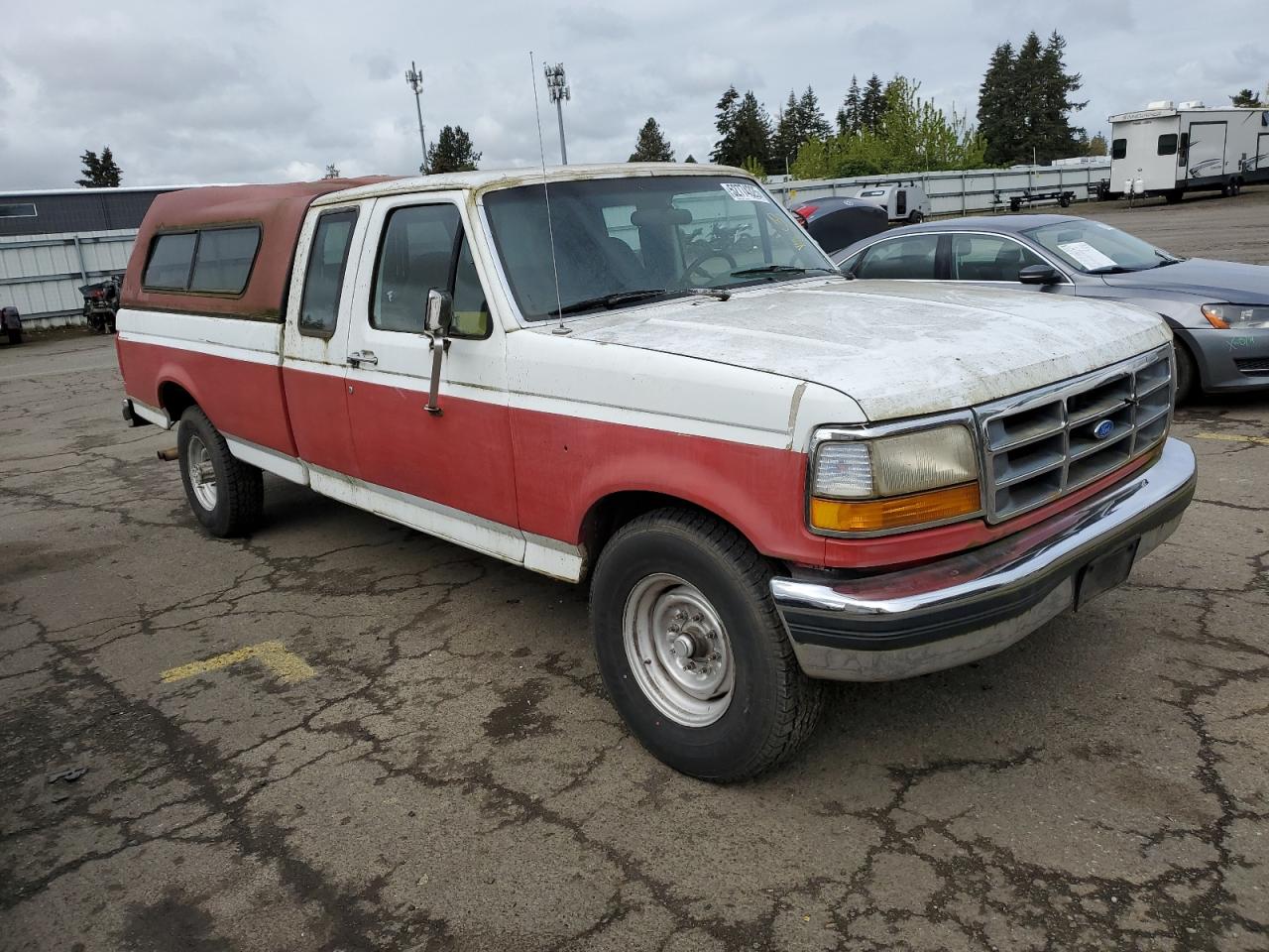 1993 Ford F250 White vin: 1FTHX25GXPKB86306