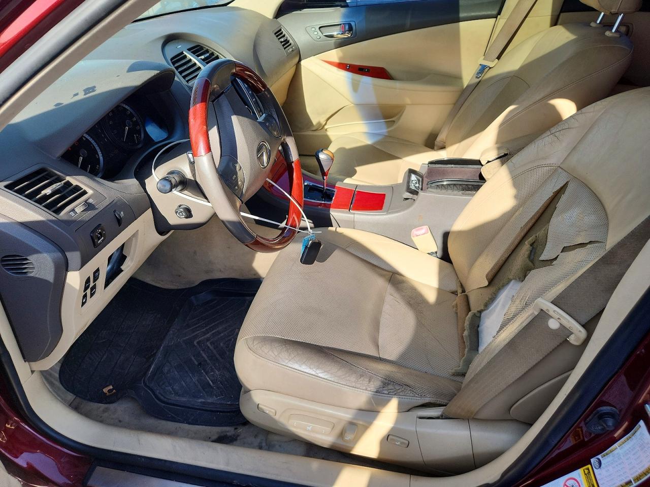 2008 Lexus Es 350 Burgundy vin: JTHBJ46G382223164