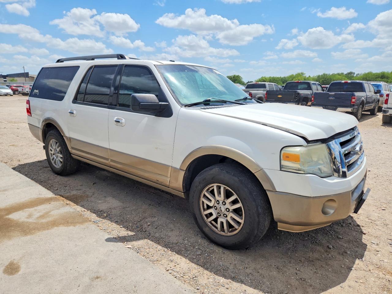 2013 Ford Expedition El Xlt White vin: 1FMJK1H58DEF26949