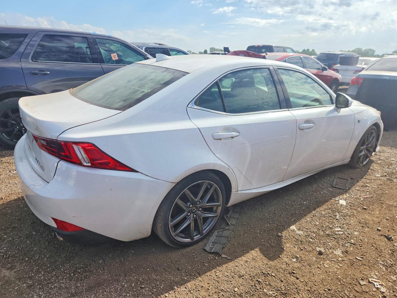 2014 Lexus Is 350 White vin: JTHCE1D24E5003296