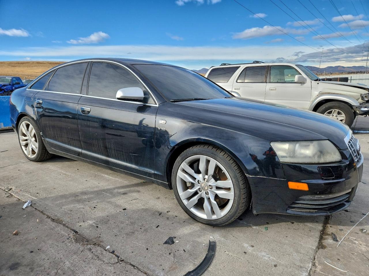 2007 Audi S6 Quattro Black vin: WAUGN74F97N104049