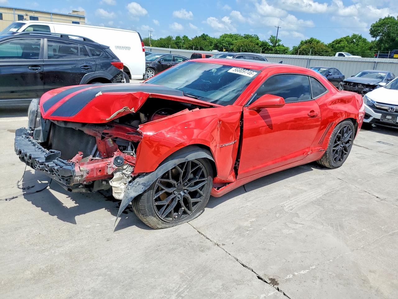 2012 Chevrolet Camaro Lt Красный vin: 2G1FB1E35C9182410