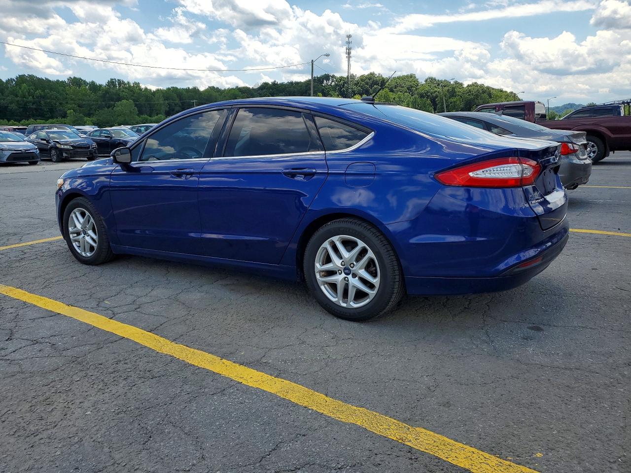 2013 Ford Fusion Se Blue vin: 3FA6P0HR5DR260303