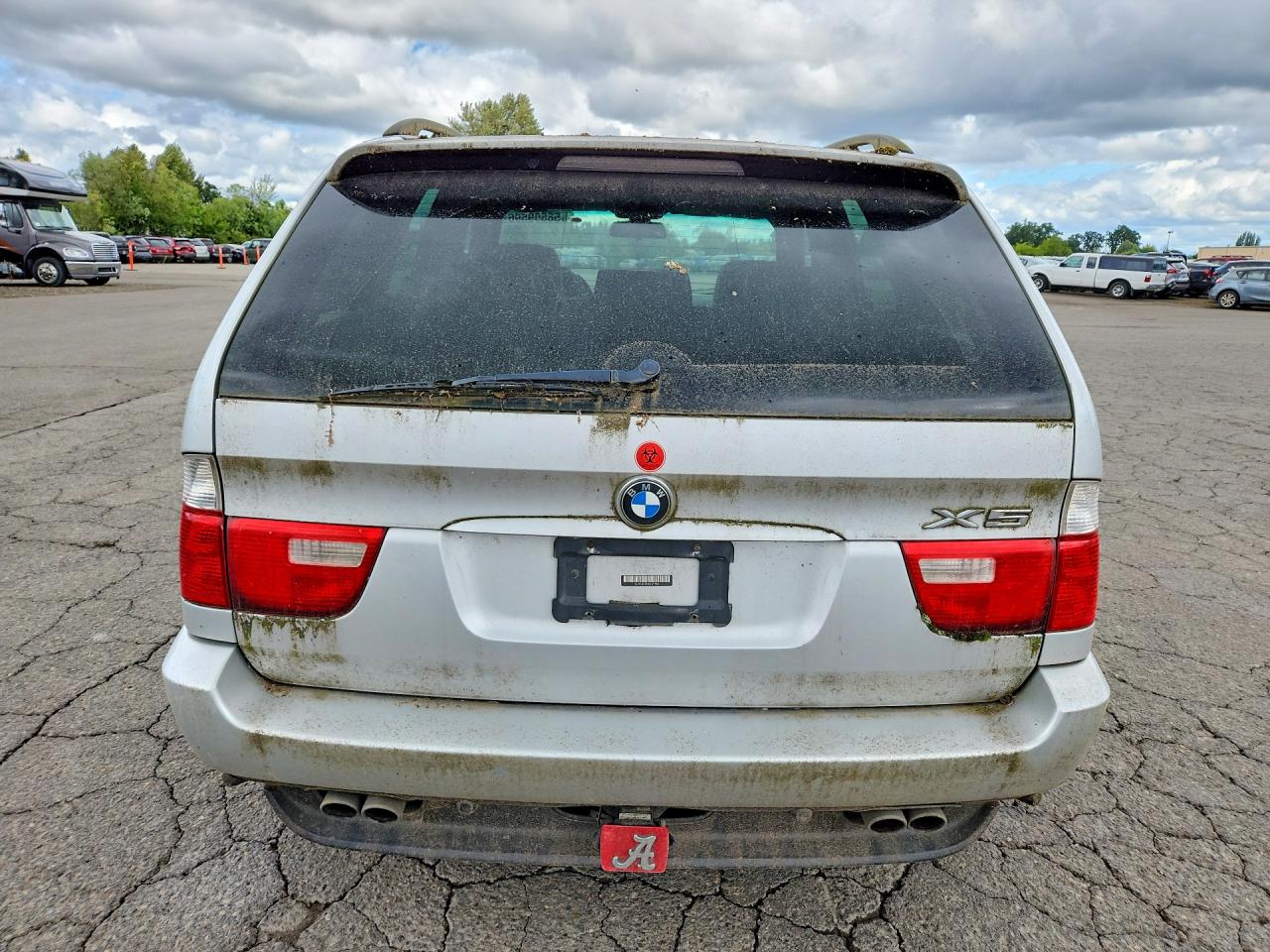2005 Bmw X5 4.4i Silver vin: 5UXFB53505LV11186
