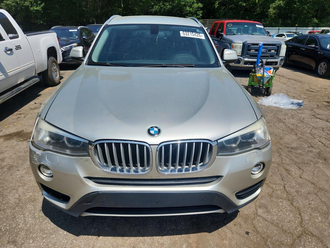 2015 Bmw X3 Sdrive28i Бежевый vin: 5UXWZ7C50F0F76228