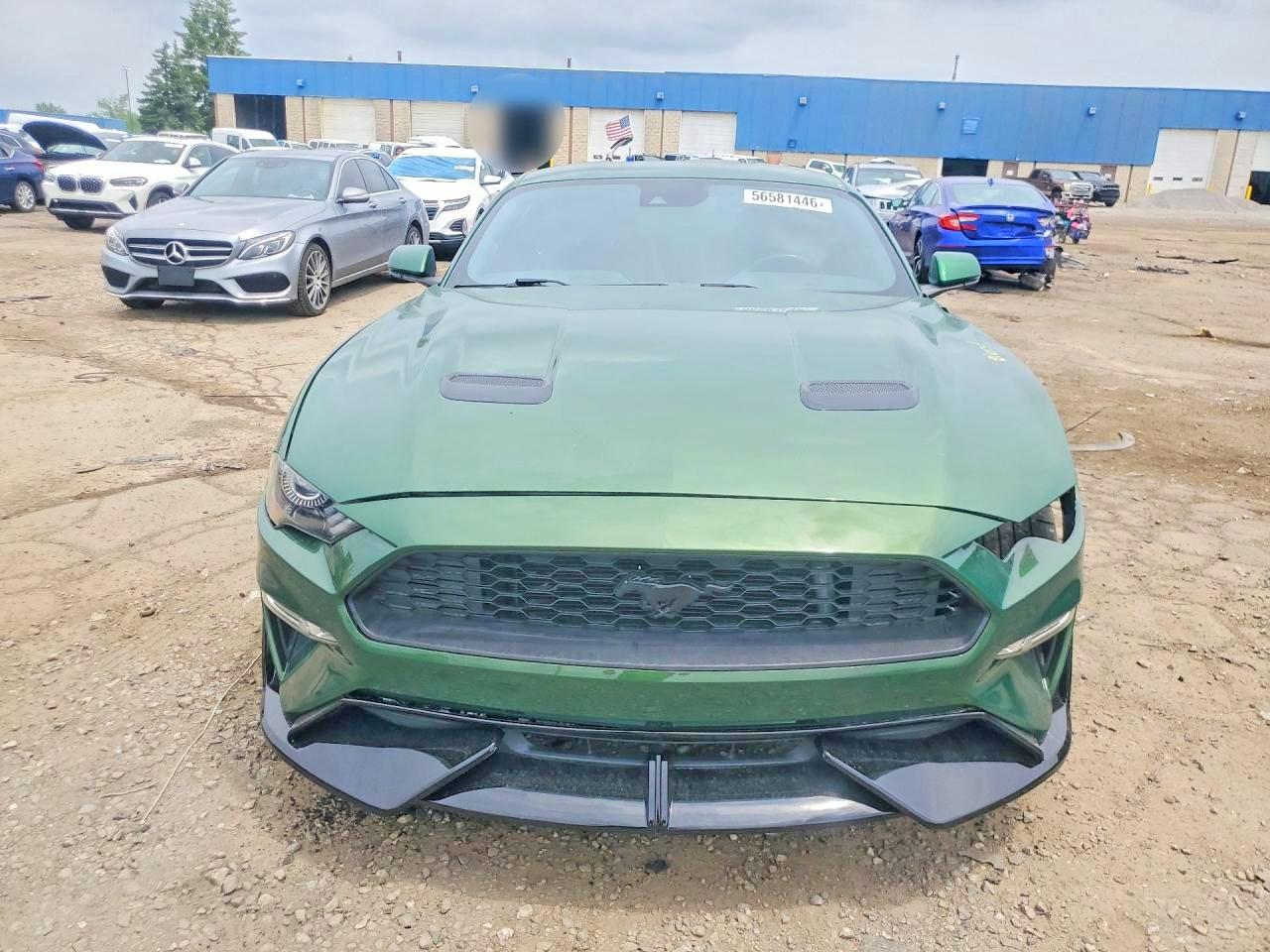 2022 Ford Mustang Gt Зеленый vin: 1FA6P8CF3N5118113