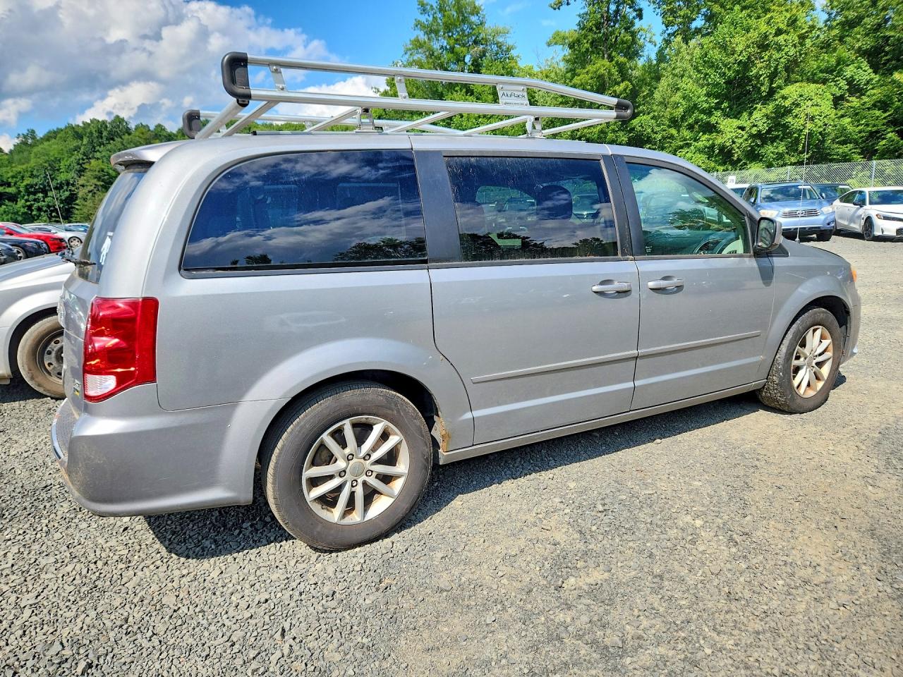 2014 Dodge Grand Caravan Sxt Gray vin: 2C4RDGCG2ER430252