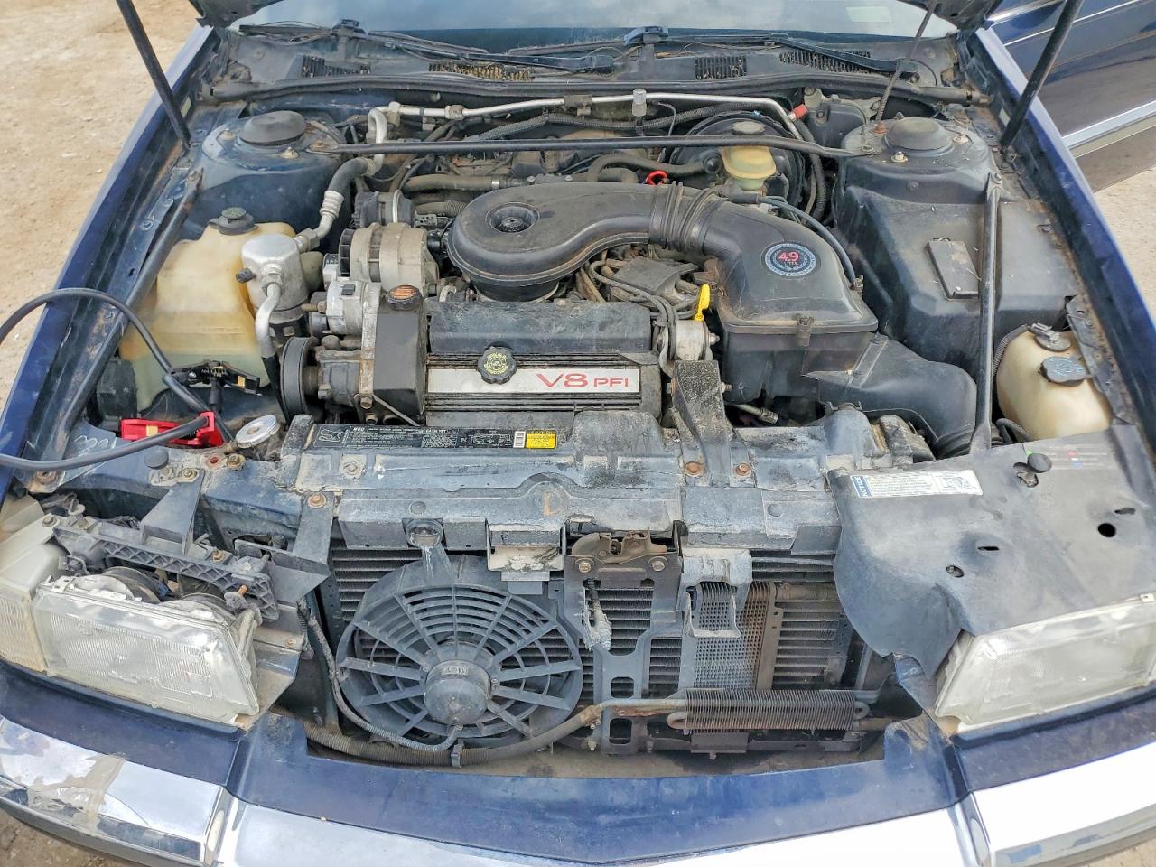 1993 Cadillac Eldorado Touring Синий vin: 1G6EL12B7PU618889
