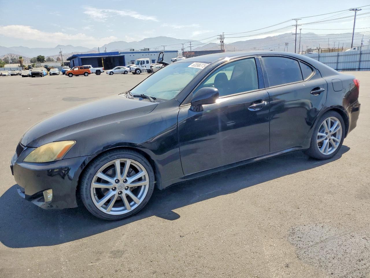 2007 Lexus Is 250 Base Black vin: JTHBK262X75047149
