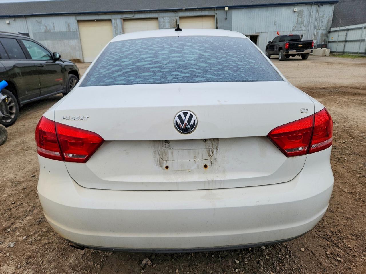 2013 Volkswagen Passat Se Белый vin: 1VWBH7A37DC004759