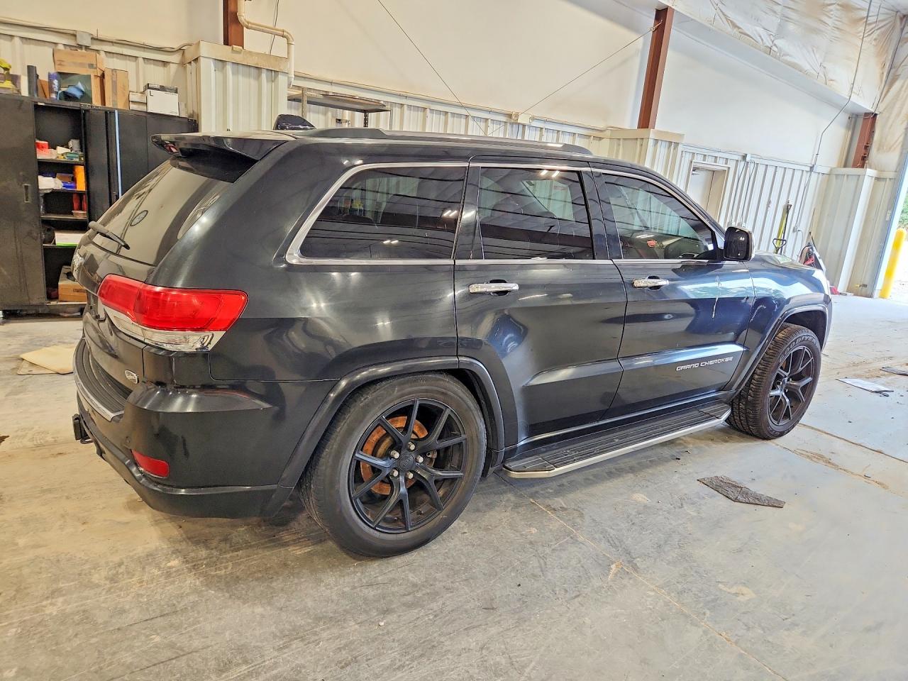 2014 Jeep Grand Cherokee Overland Black vin: 1C4RJFCT7EC105590