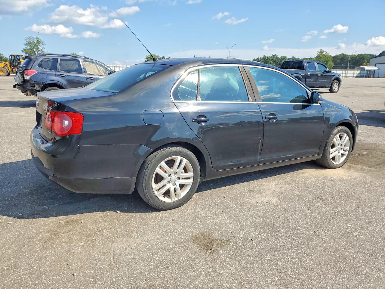 2007 Volkswagen Jetta Wolfsburg Black vin: 3VWEF71K97M065866