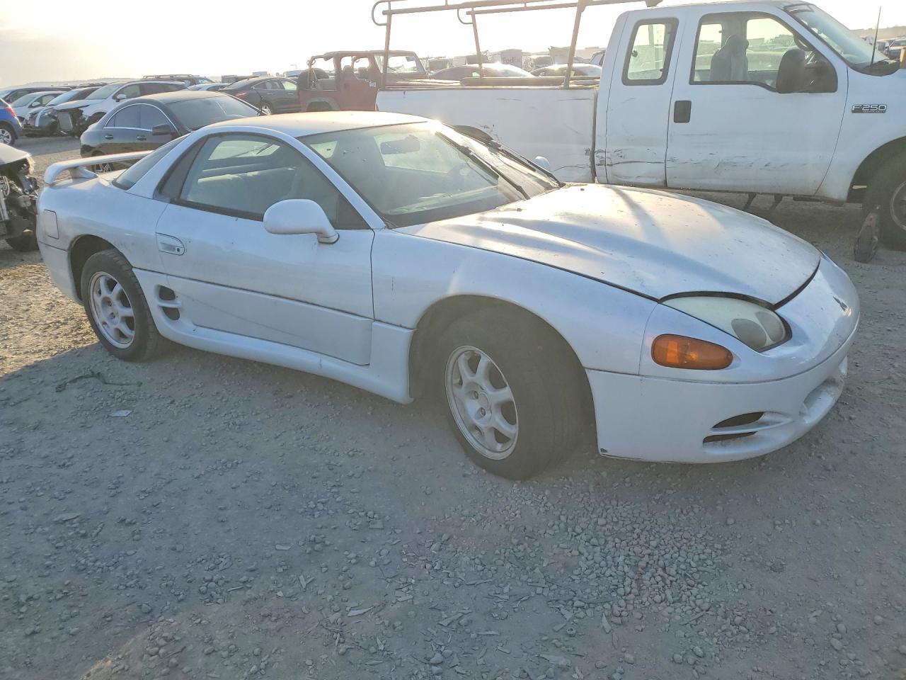 1996 Mitsubishi 3000 Gt White vin: JA3AM84J7TY005324