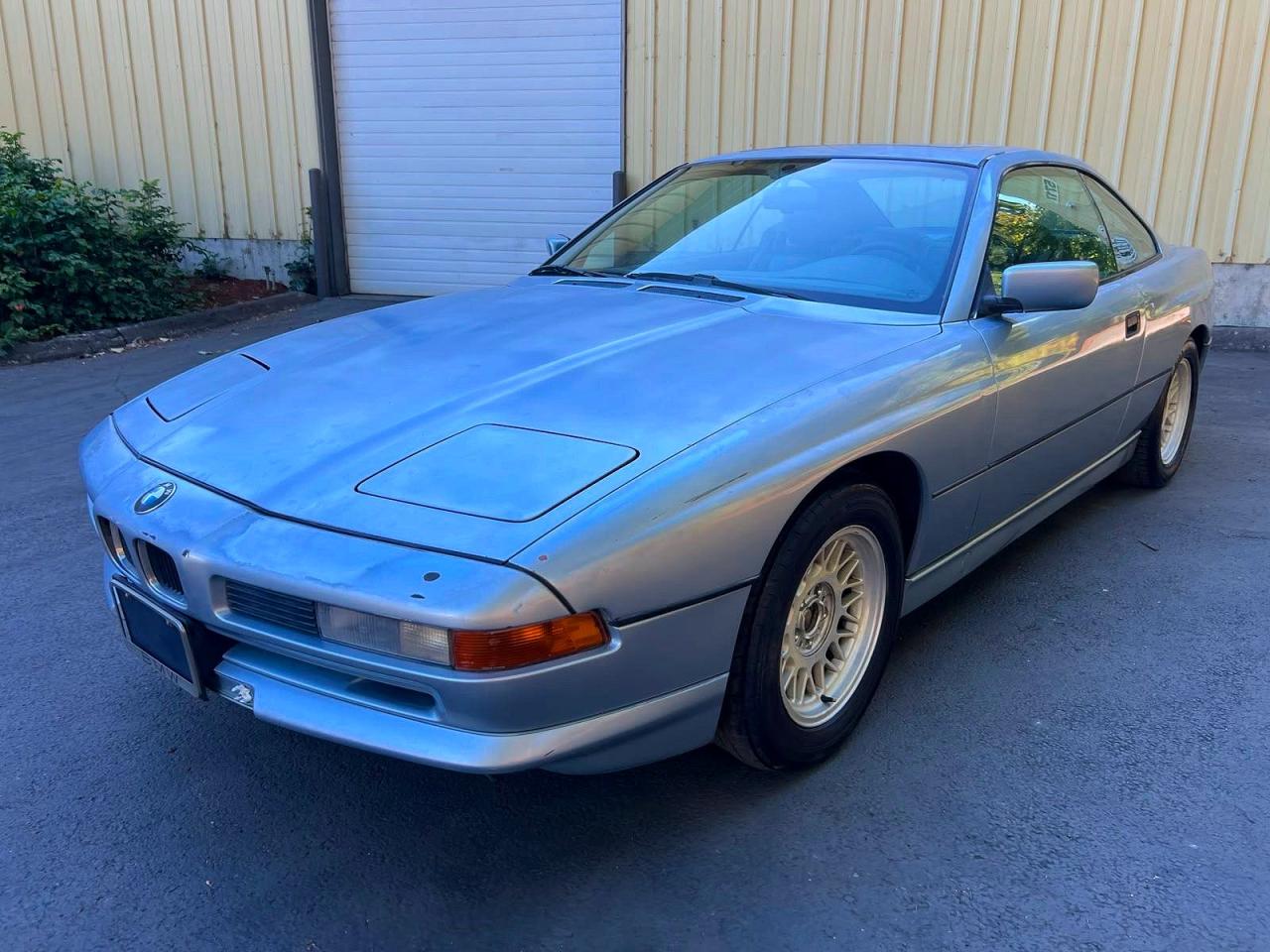 1991 Bmw 850 I Automatic Blue vin: WBAEG2310MCB72468