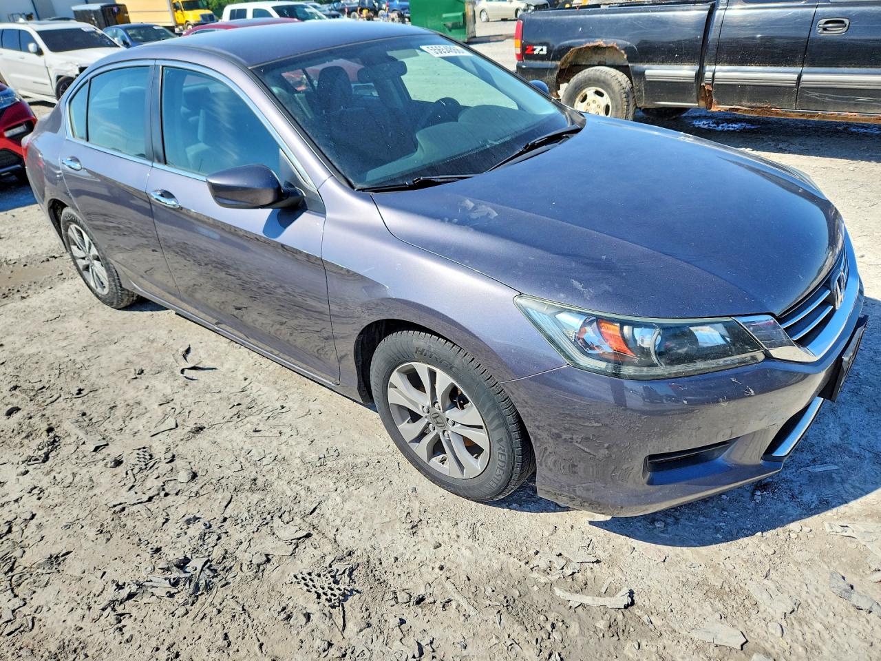 2014 Honda Accord Lx Gray vin: 1HGCR2F39EA273828