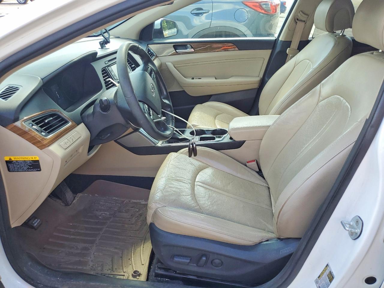 2015 Hyundai Sonata Limited White vin: 5NPE34AF8FH020015