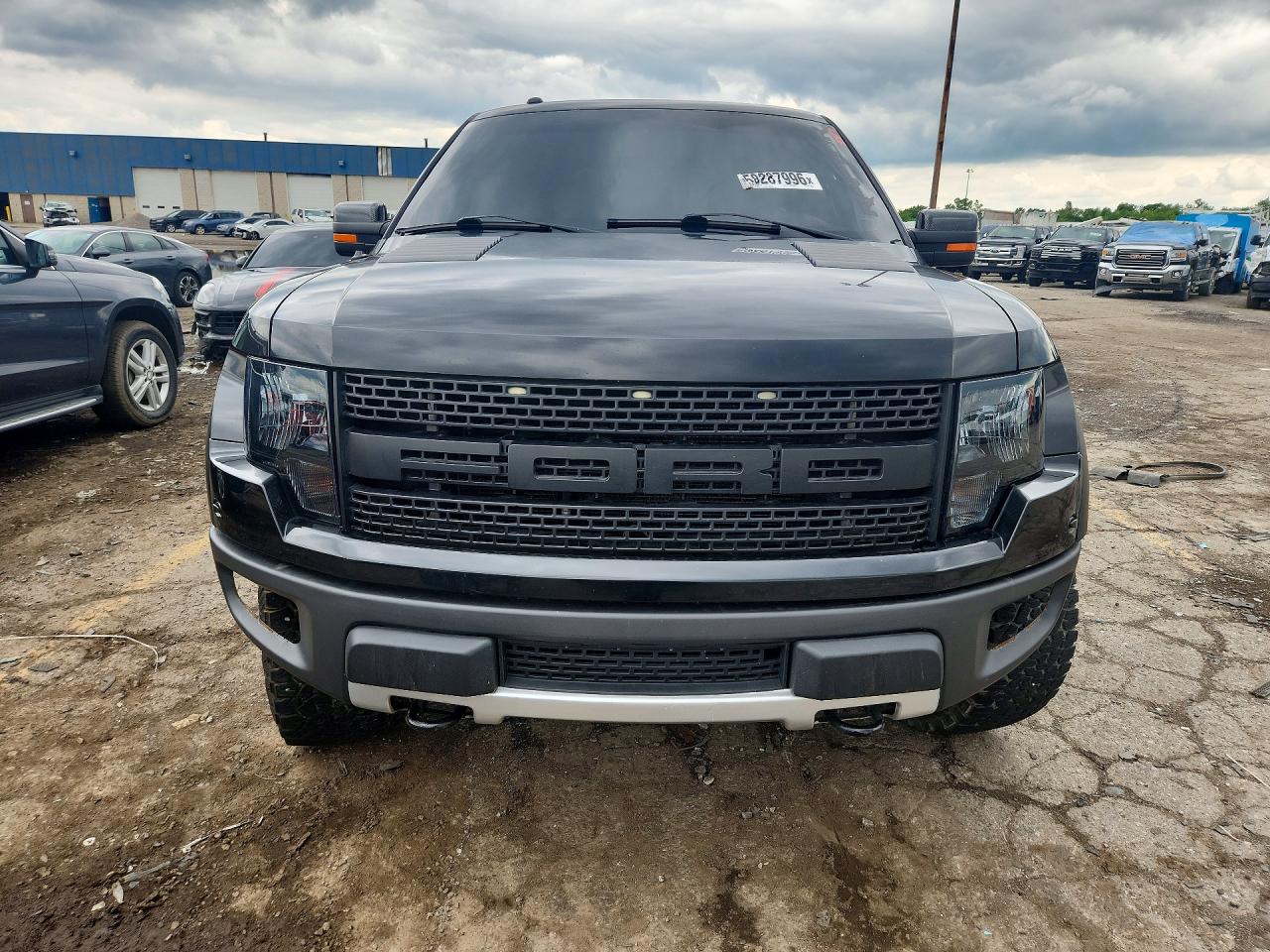2012 Ford F150 Svt Raptor Black vin: 1FTFW1R63CFC64840