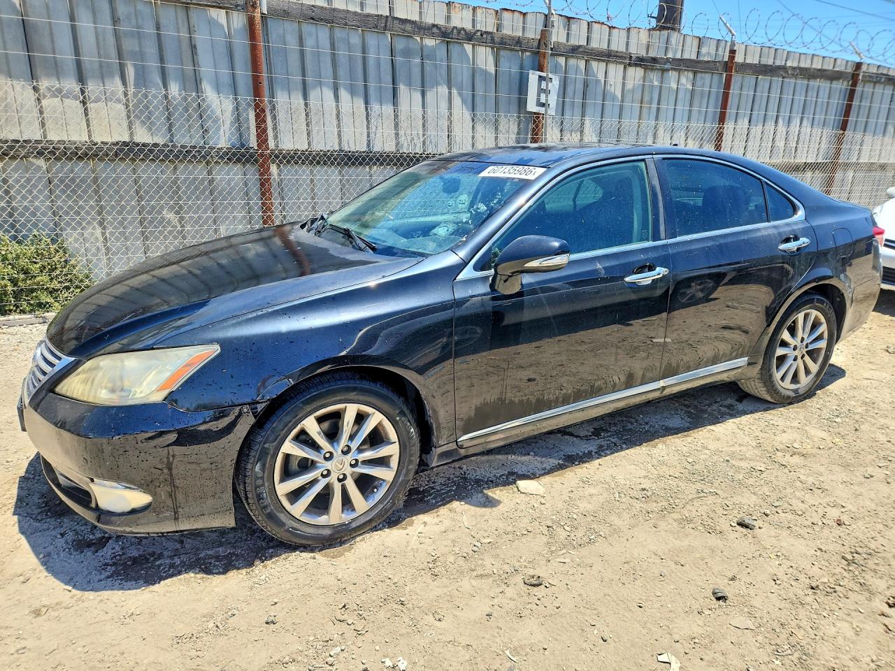 2011 Lexus Es 350 Черный vin: JTHBK1EG9B2419615