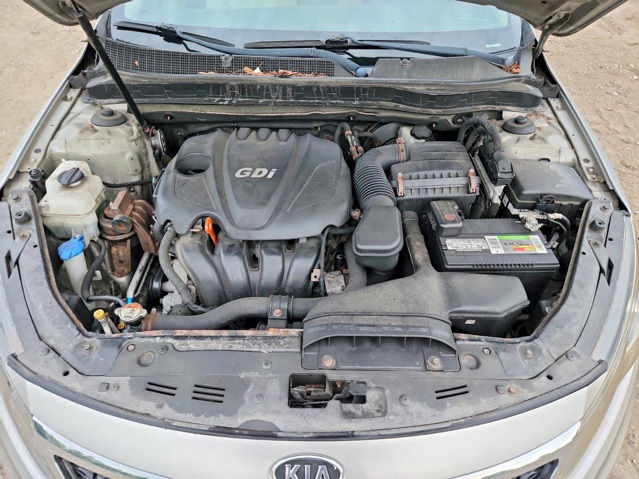 2011 Kia Optima Lx Silver vin: KNAGM4A73B5173388