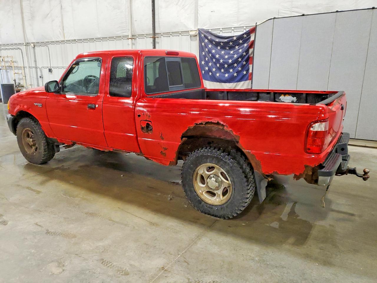2004 Ford Ranger Super Cab Red vin: 1FTZR45E64PB38776