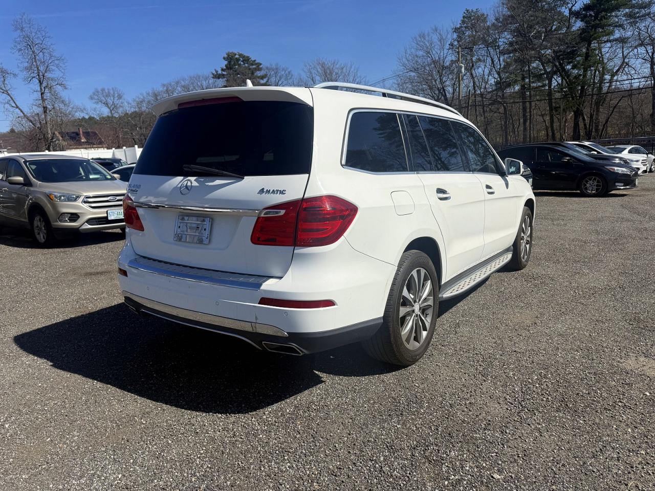 2014 Mercedes-benz Gl 450 4matic White vin: 4JGDF7CE9EA314971