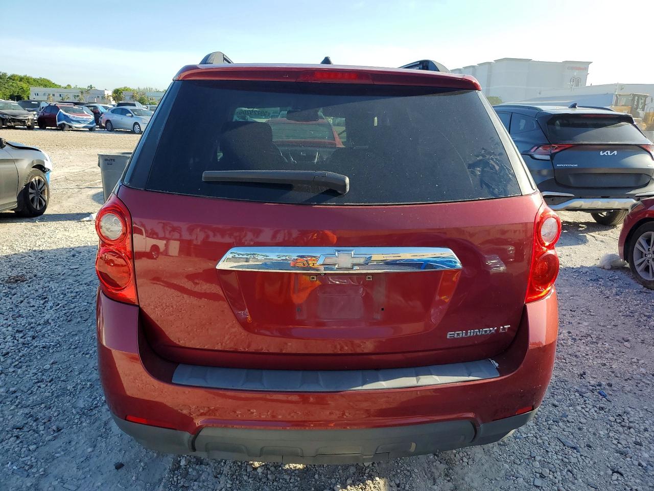 2011 Chevrolet Equinox Lt Красный vin: 2CNALPEC1B6230143