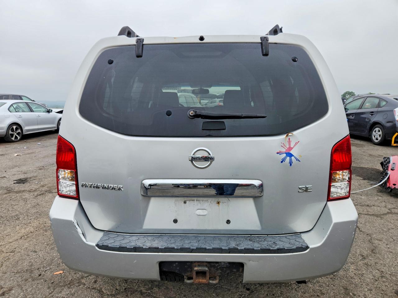 2006 Nissan Pathfinder S Silver vin: 5N1AR18W76C651279